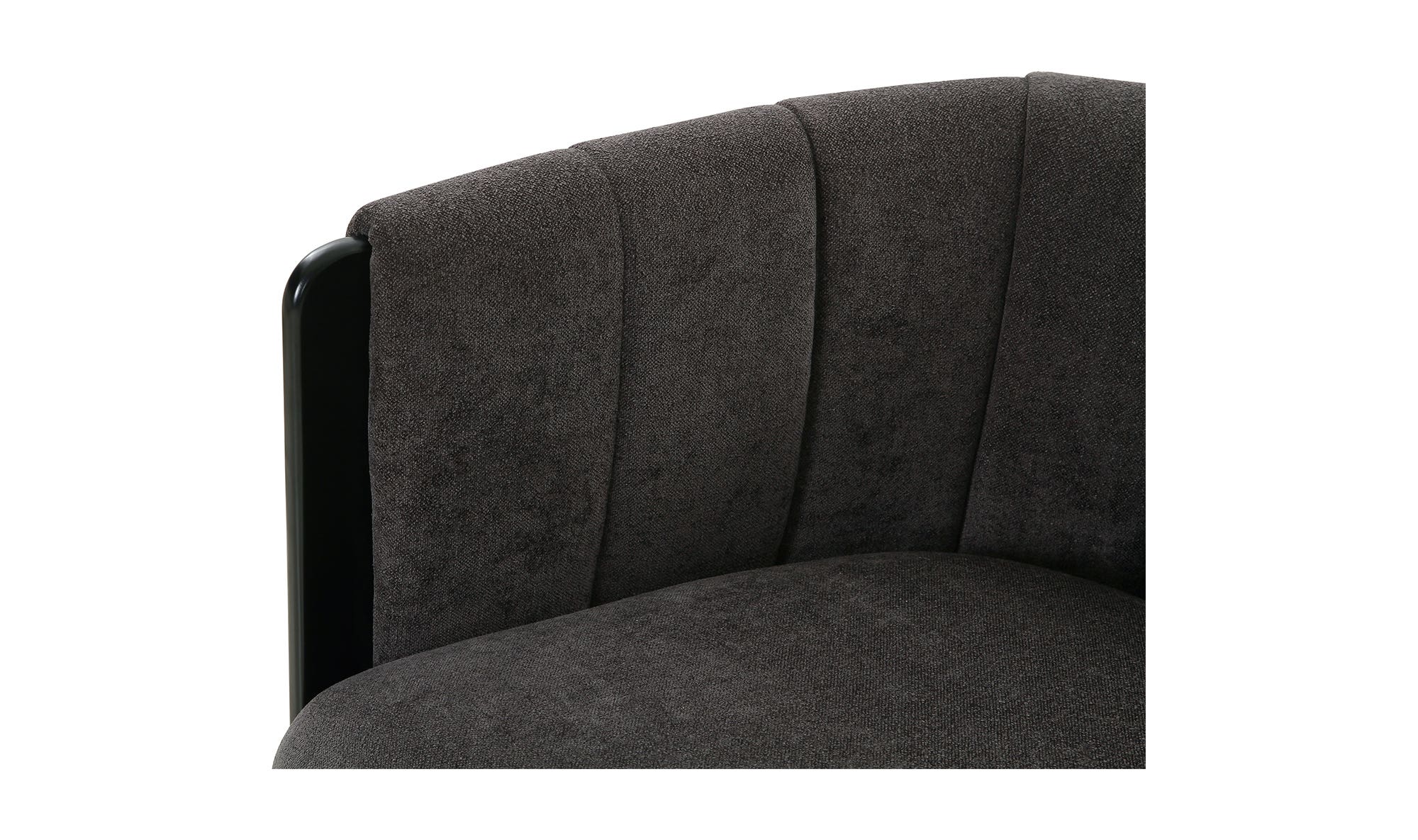 Moe's™ Francis Contemporary Accent Chair - Dark Gray