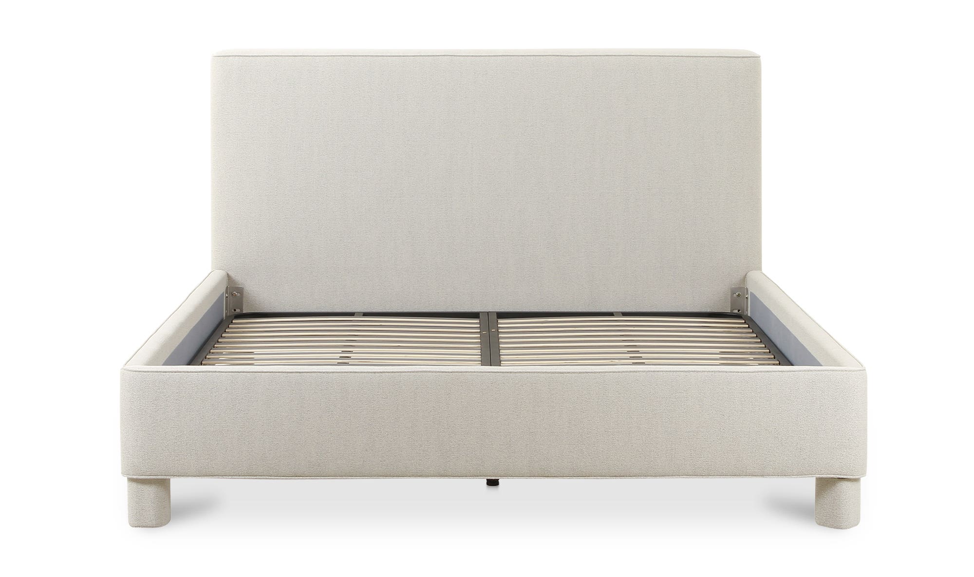 Moe's Ichigo Modern Queen Size Bed - Light Gray