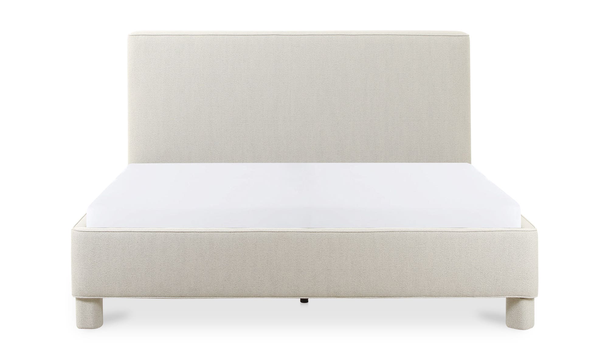 Moe's Ichigo Modern Queen Size Bed - Light Gray