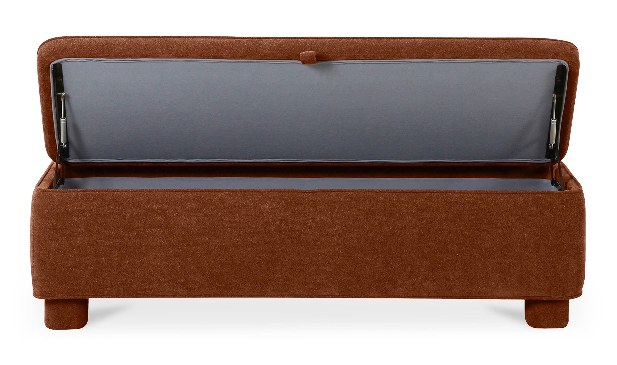 Moe's Ichigo Modern Storage Bench - Deep Orange