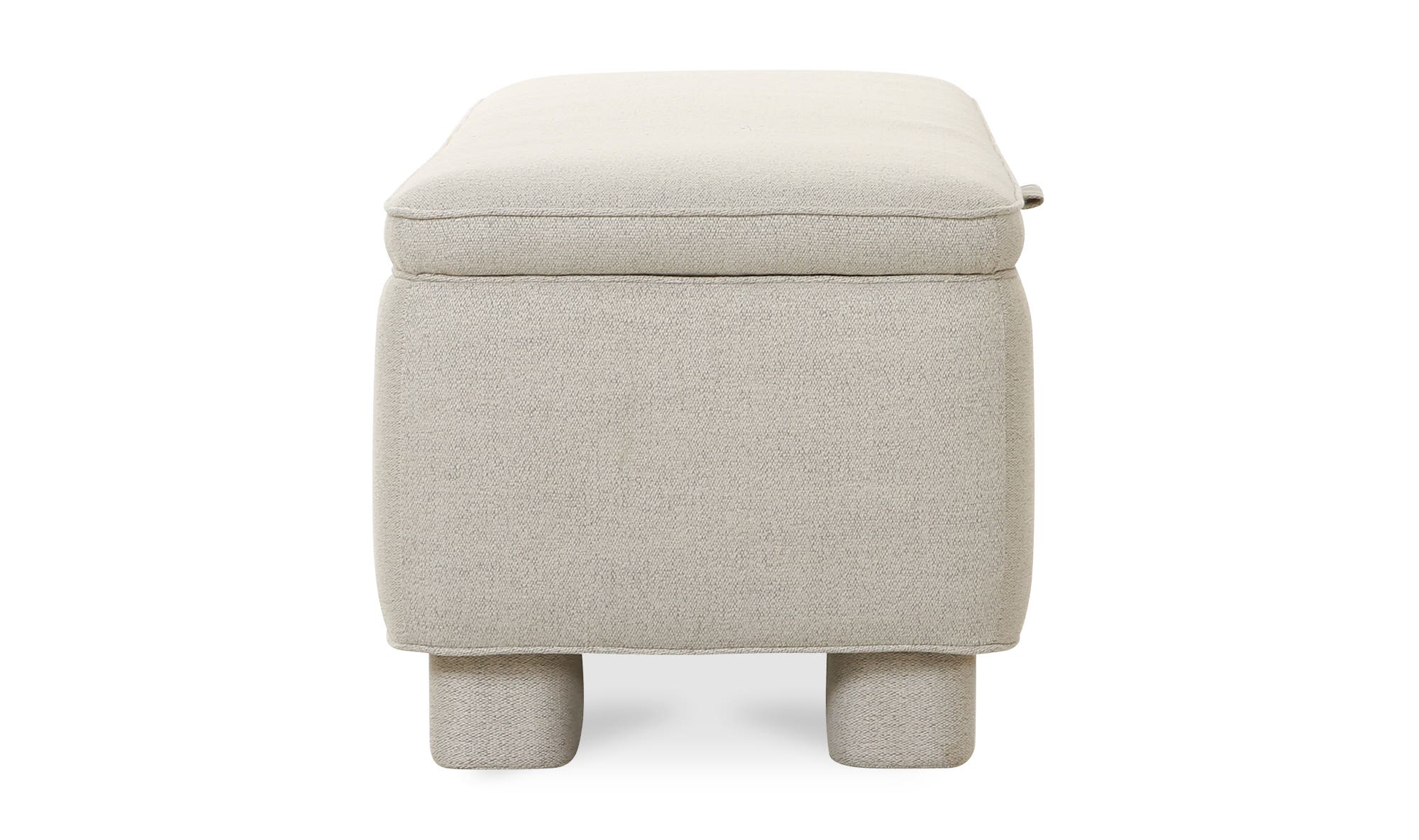 Moe's Ichigo Modern Storage Bench - Light Gray