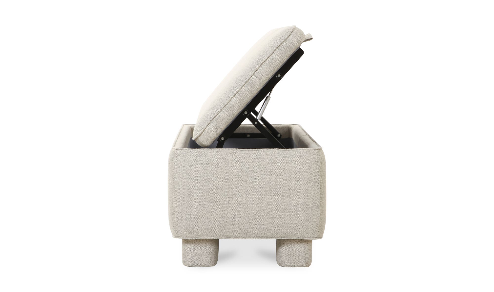 Moe's Ichigo Modern Storage Bench - Light Gray