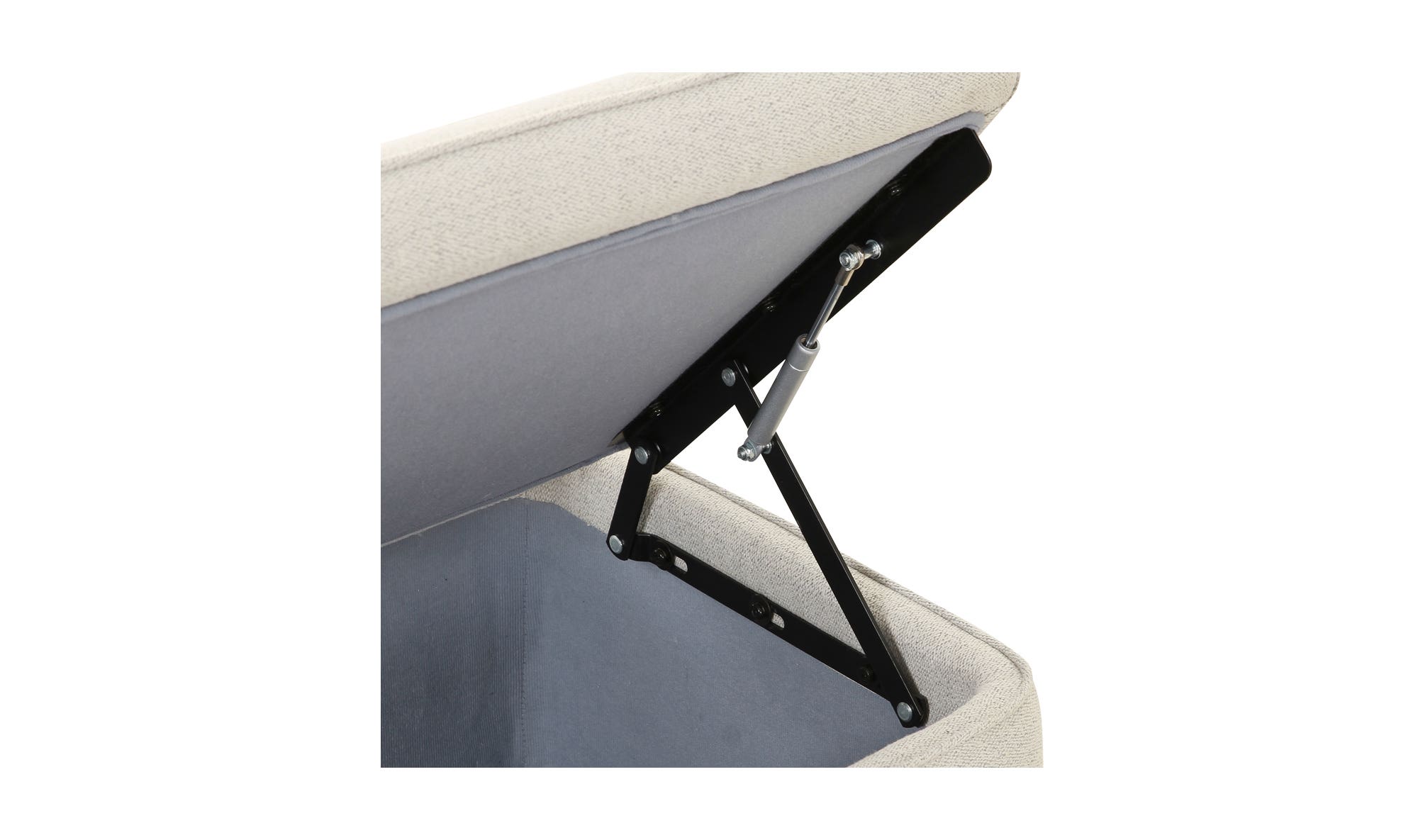 Moe's Ichigo Modern Storage Bench - Light Gray