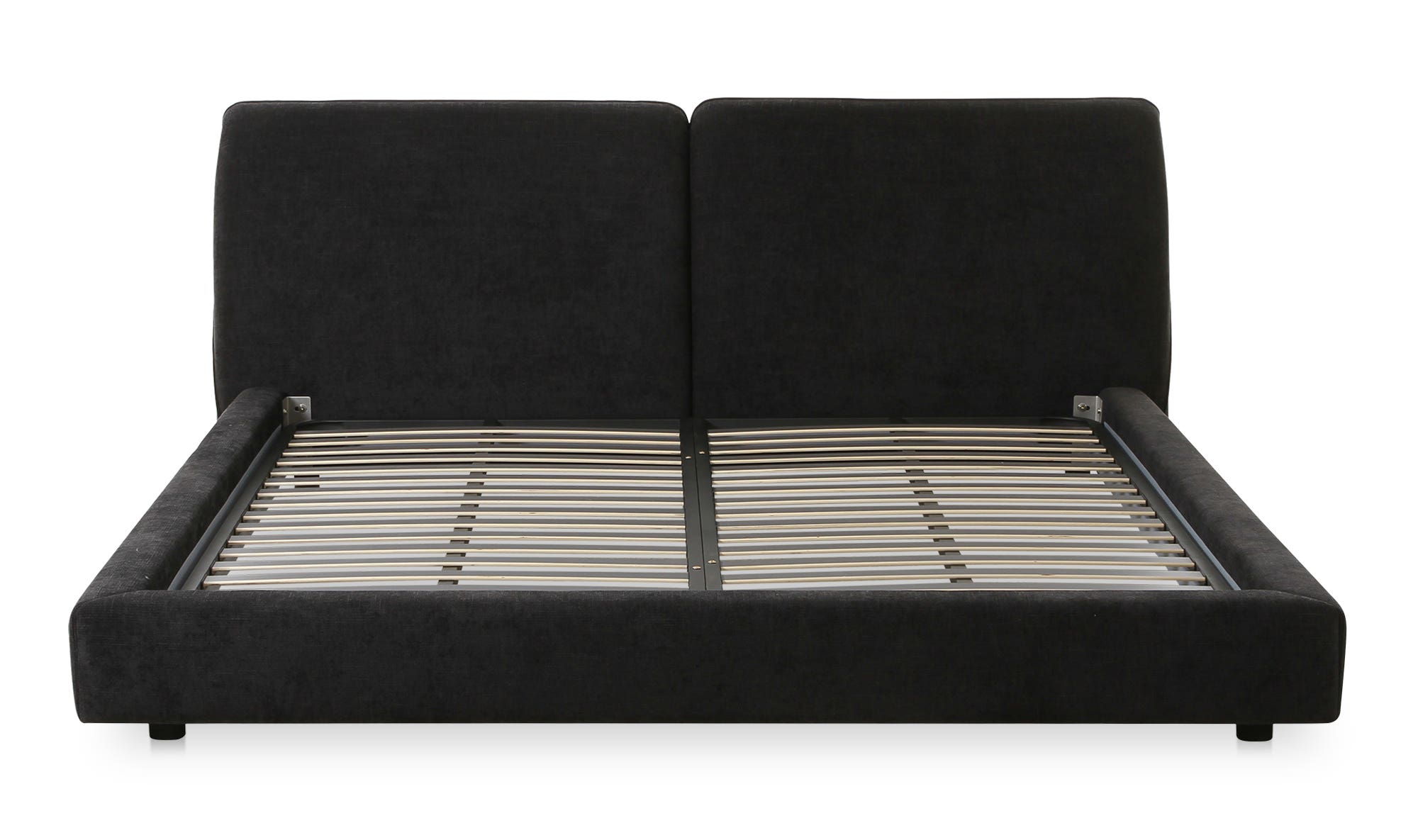 Moe's Zeppelin Contemporary King Size Bed - Heather Black