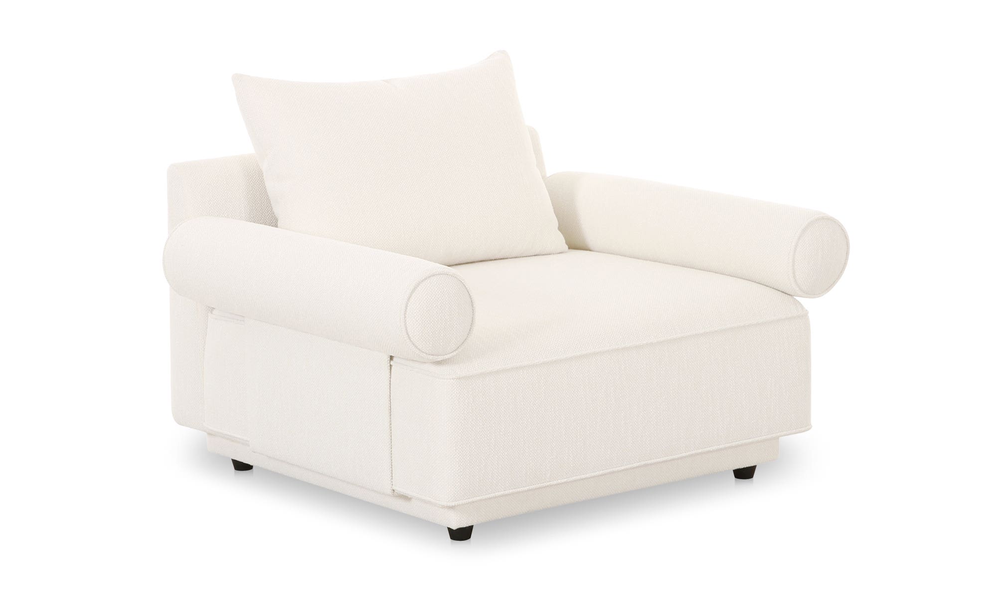 Moe's Rosello Contemporary Armchair - White