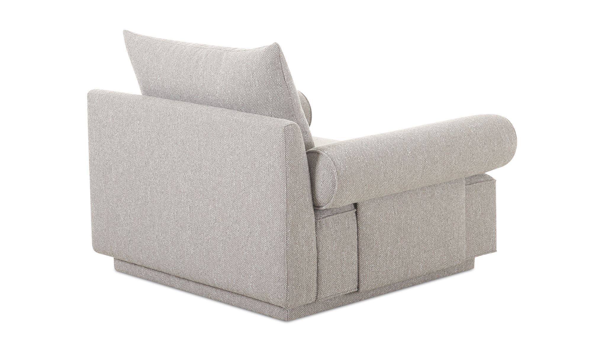 Moe's Rosello Contemporary Armchair - Light Gray