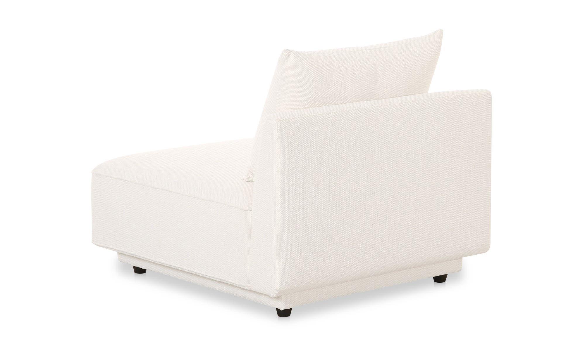 Moe's Rosello Contemporary Slipper Chair - White