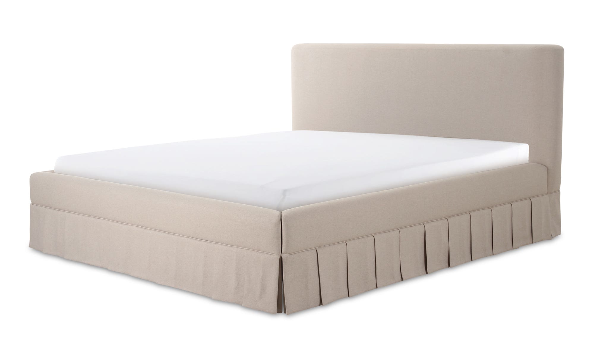 Moe's Maren Contemporary King Size Bed - Beige