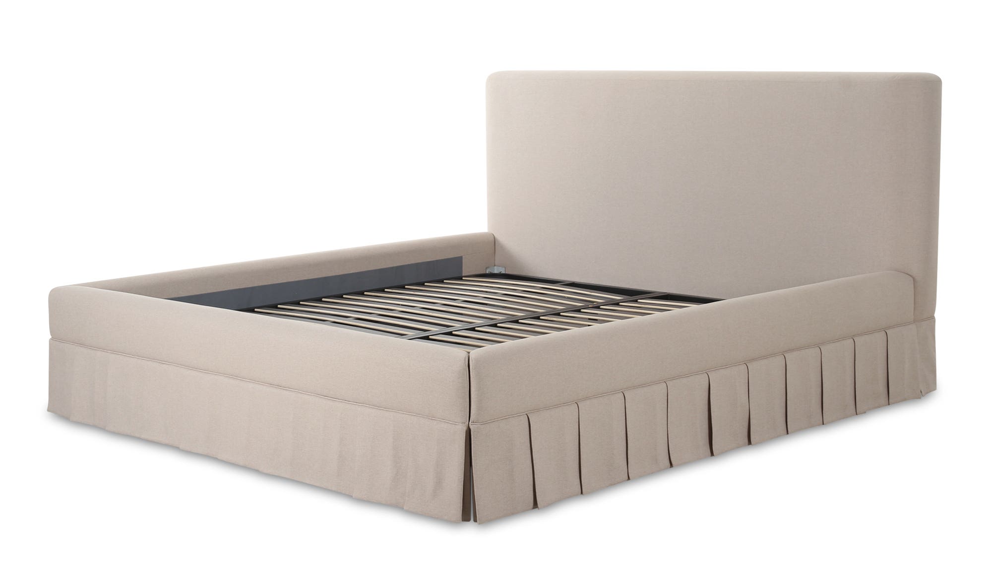 Moe's Maren Contemporary King Size Bed - Beige