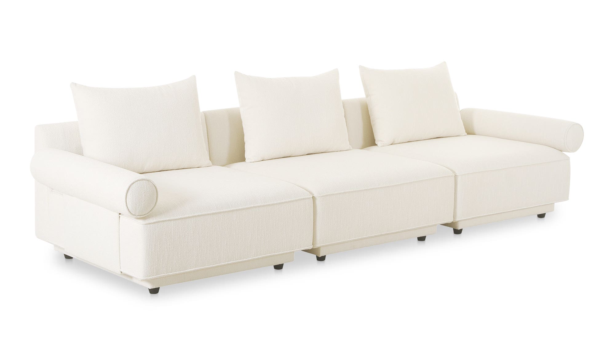 Moe's - Rosello Contemporary Modular Sofa in White