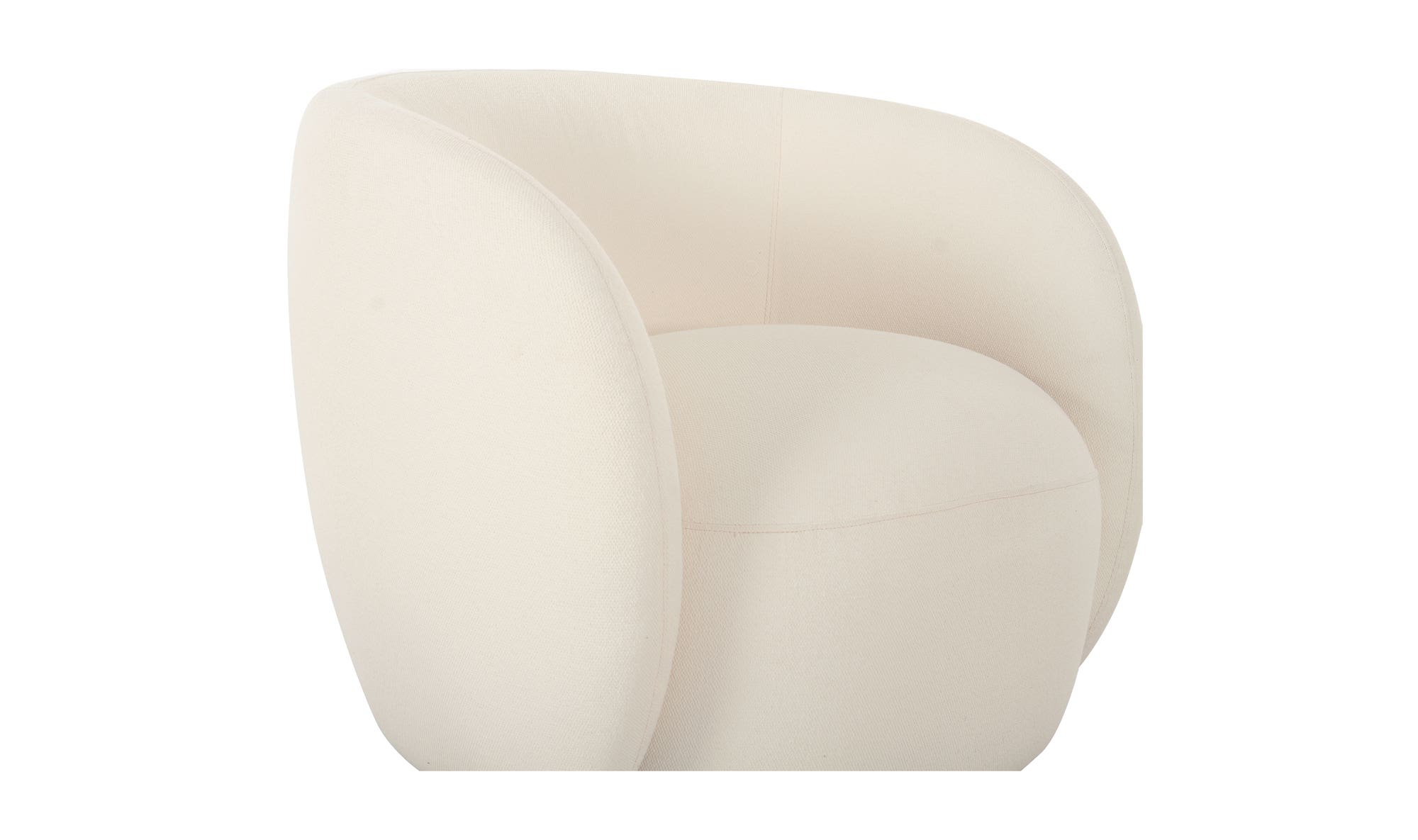 Moe's Rae Contemporary Outdoor Accent Chair - Cream