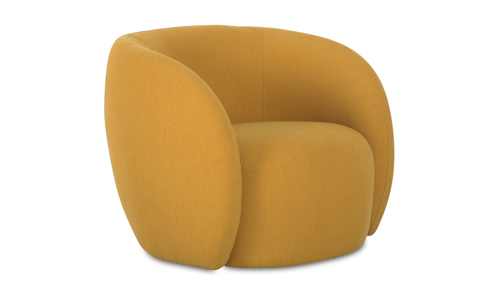 Moe's Rae Contemporary Outdoor Accent Chair - Deep Yellow