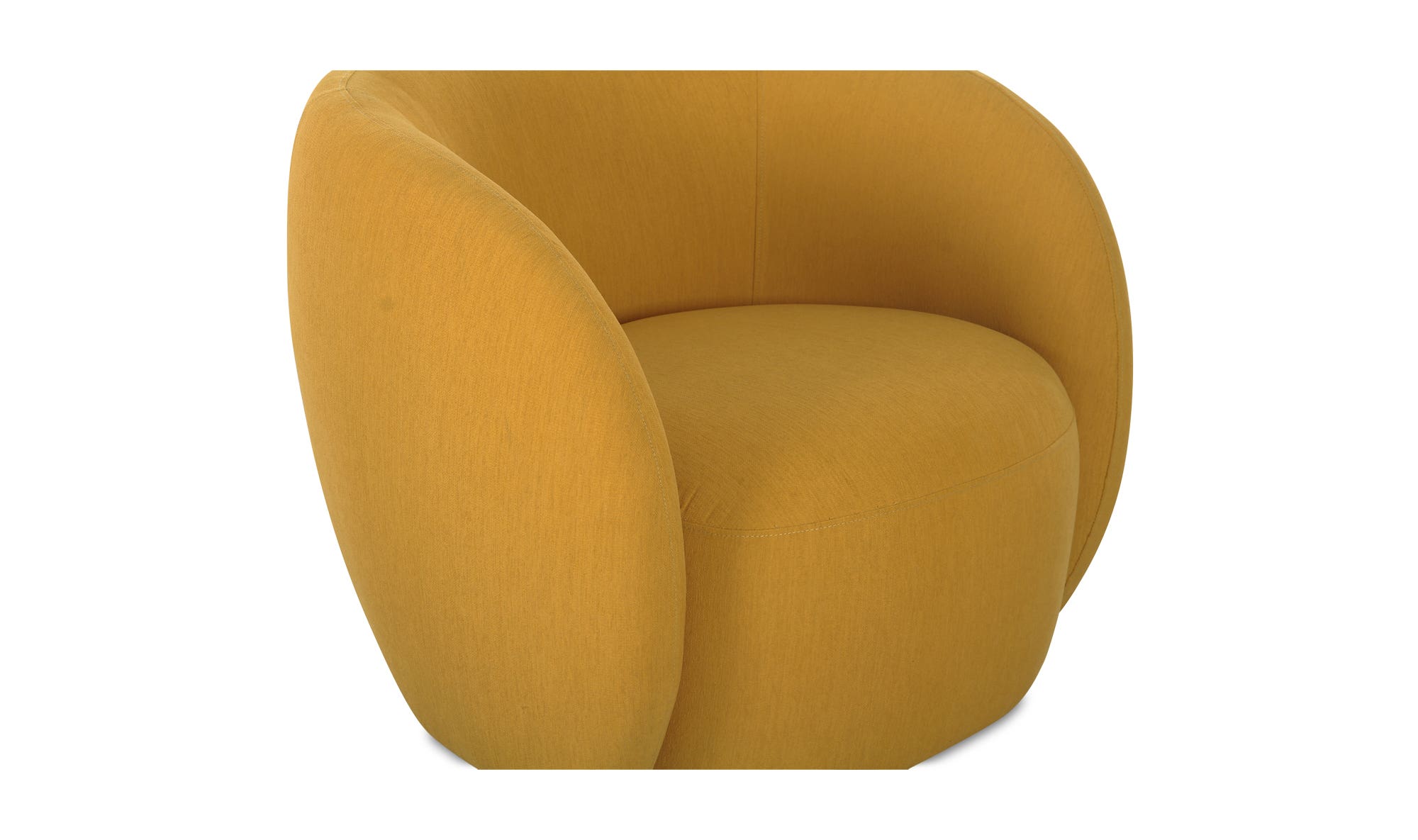 Moe's Rae Contemporary Outdoor Accent Chair - Deep Yellow