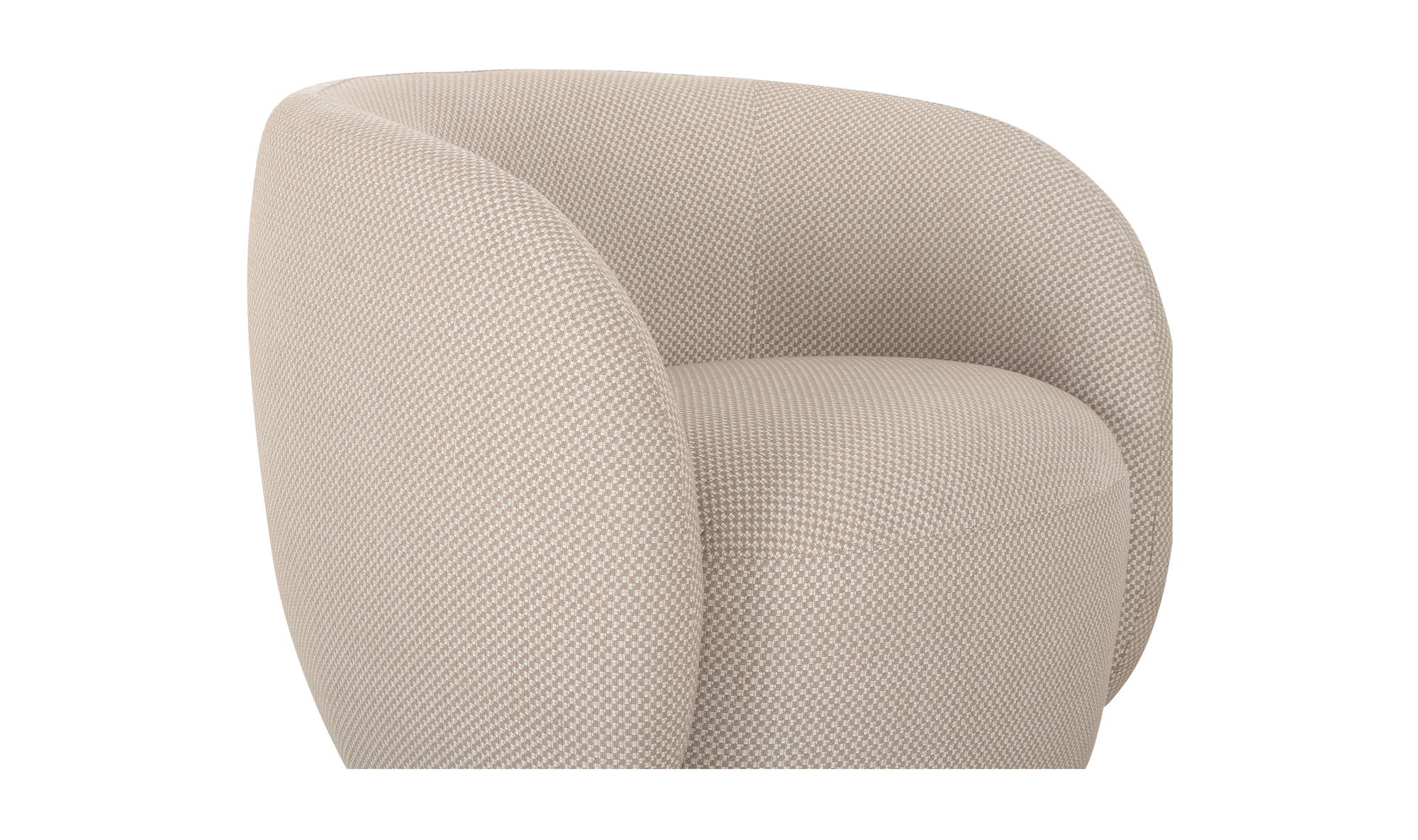 Moe's Rae Contemporary Outdoor Accent Chair - Beige Check