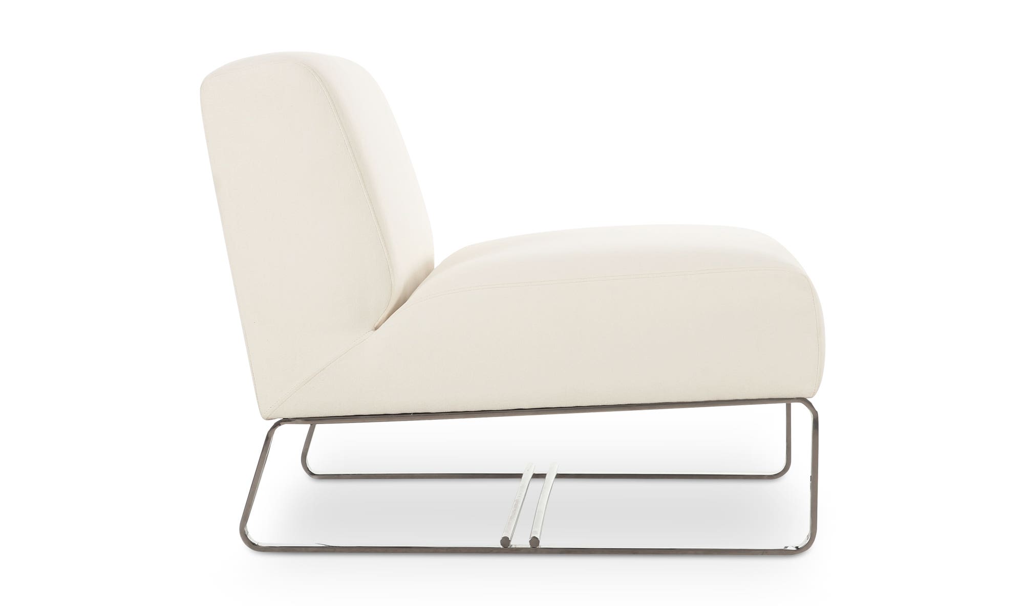 Moe's Jules Modern Outdoor Accent Chair - Off White