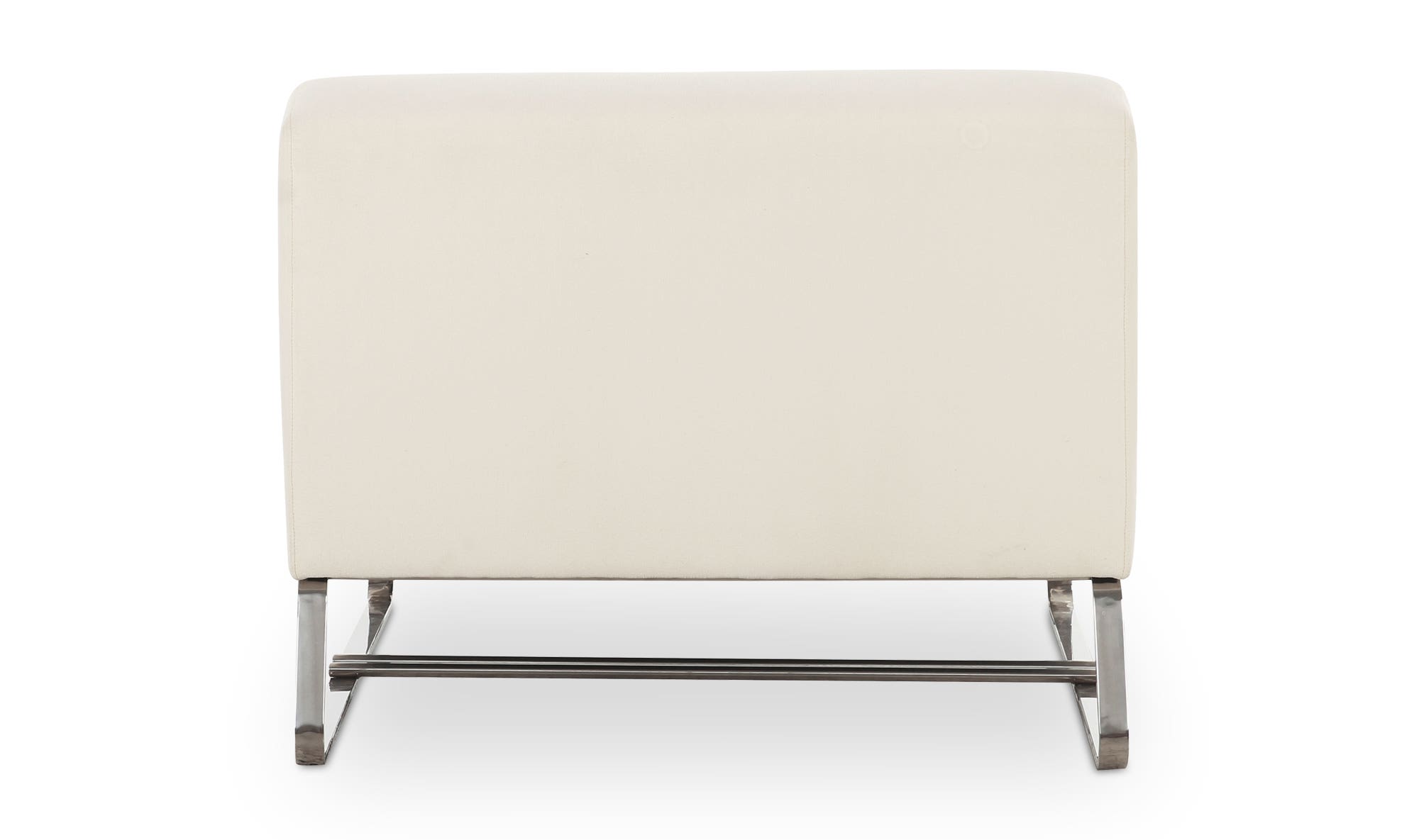 Moe's Jules Modern Outdoor Accent Chair - Off White