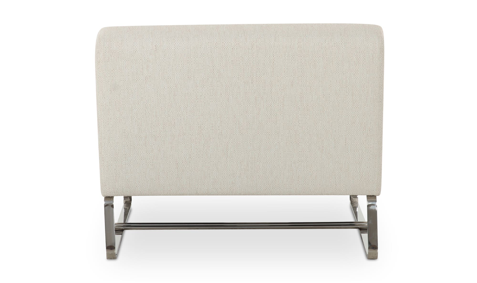 Moe's Jules Modern Outdoor Accent Chair - Fleched Beige