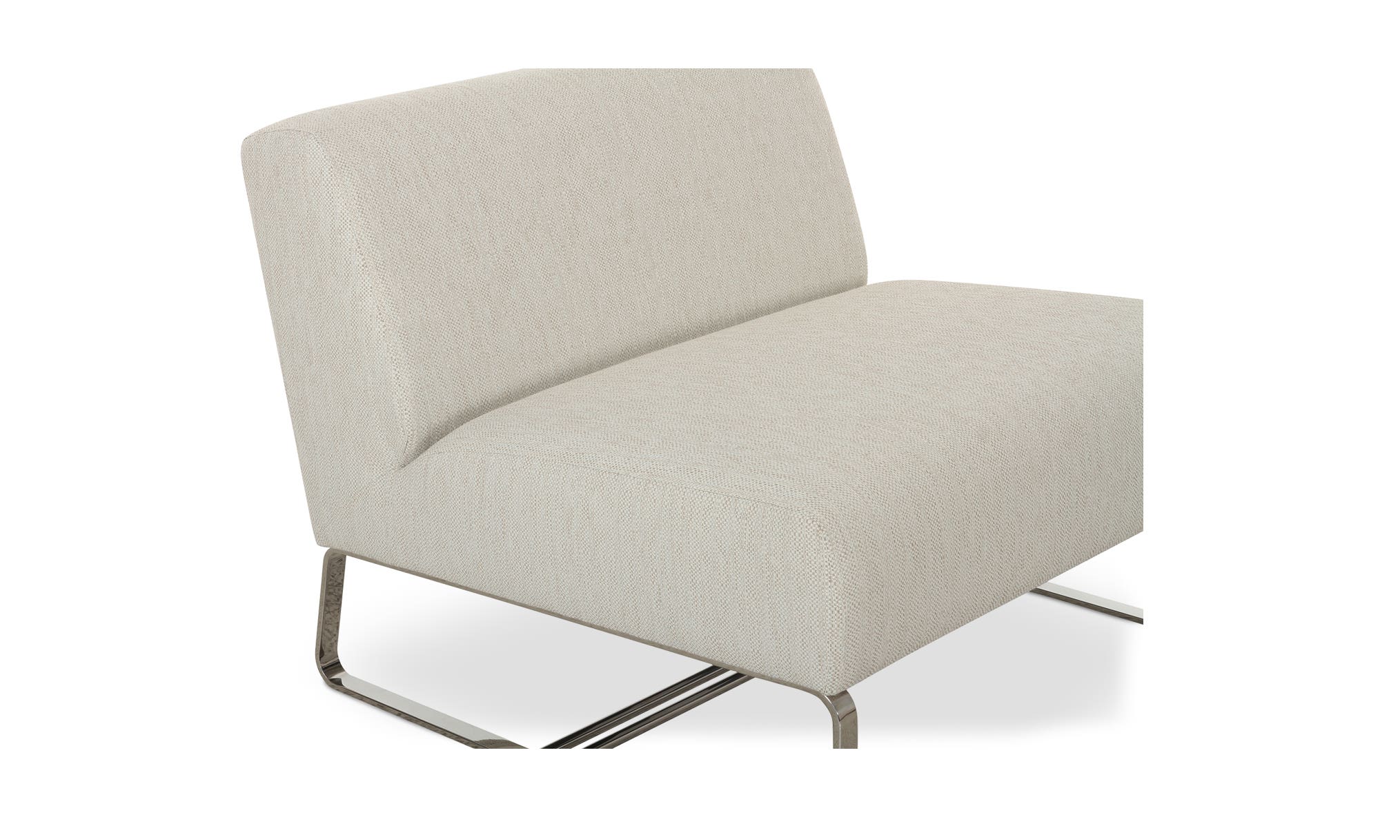 Moe's Jules Modern Outdoor Accent Chair - Fleched Beige