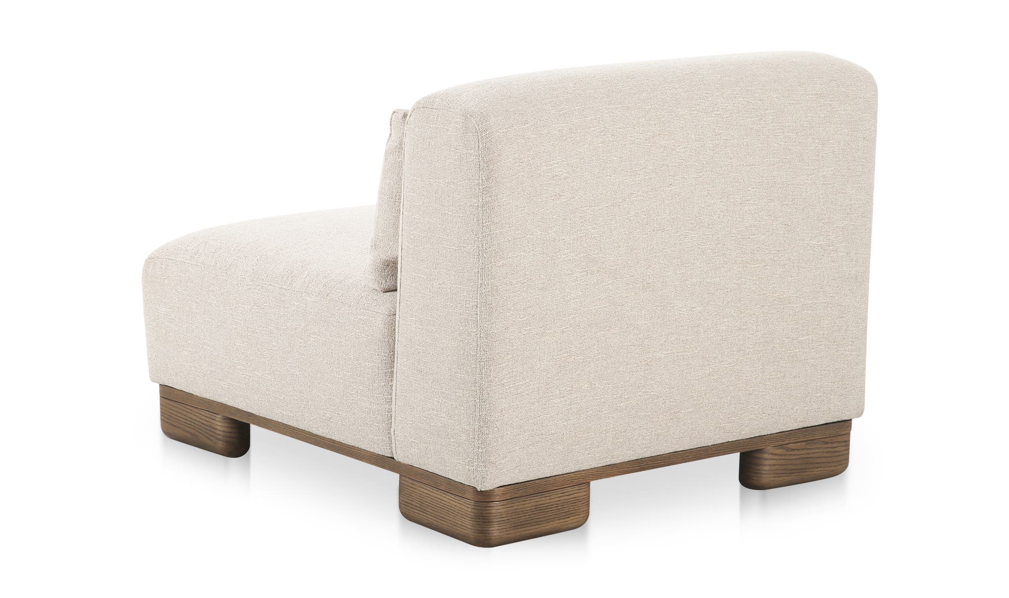 Moe's - June Rustic Slipper Chair in Oatmeal