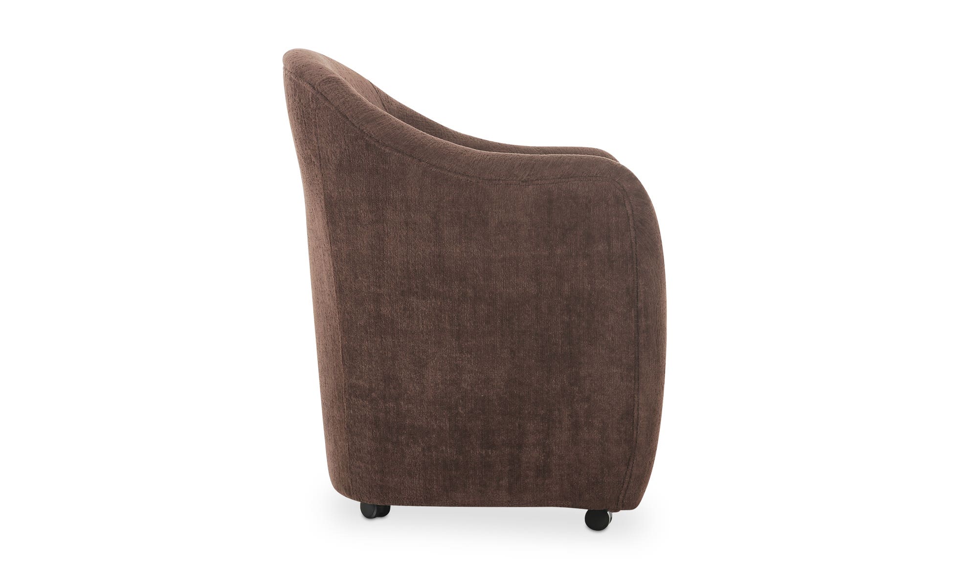 Moe's Drava Contemporary Dining Chair - Dark Brown