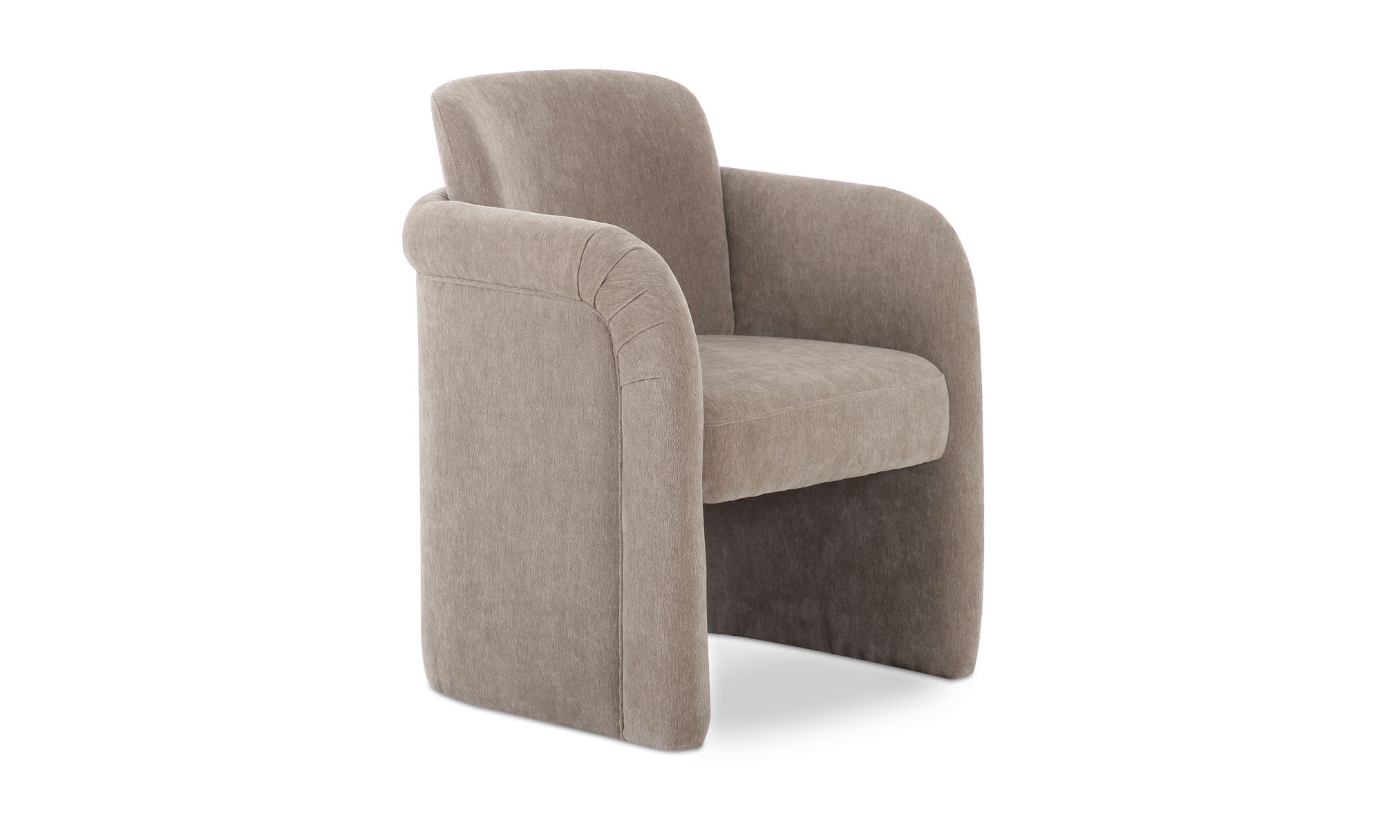 Moe's Mesto Contemporary Dining Chair - Taupe