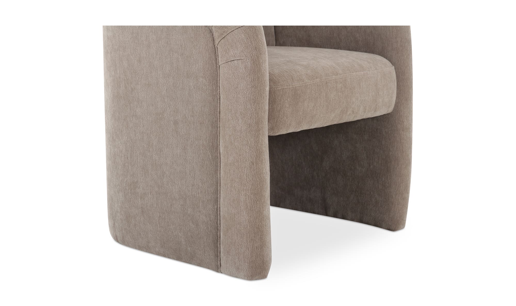 Moe's Mesto Contemporary Dining Chair - Taupe