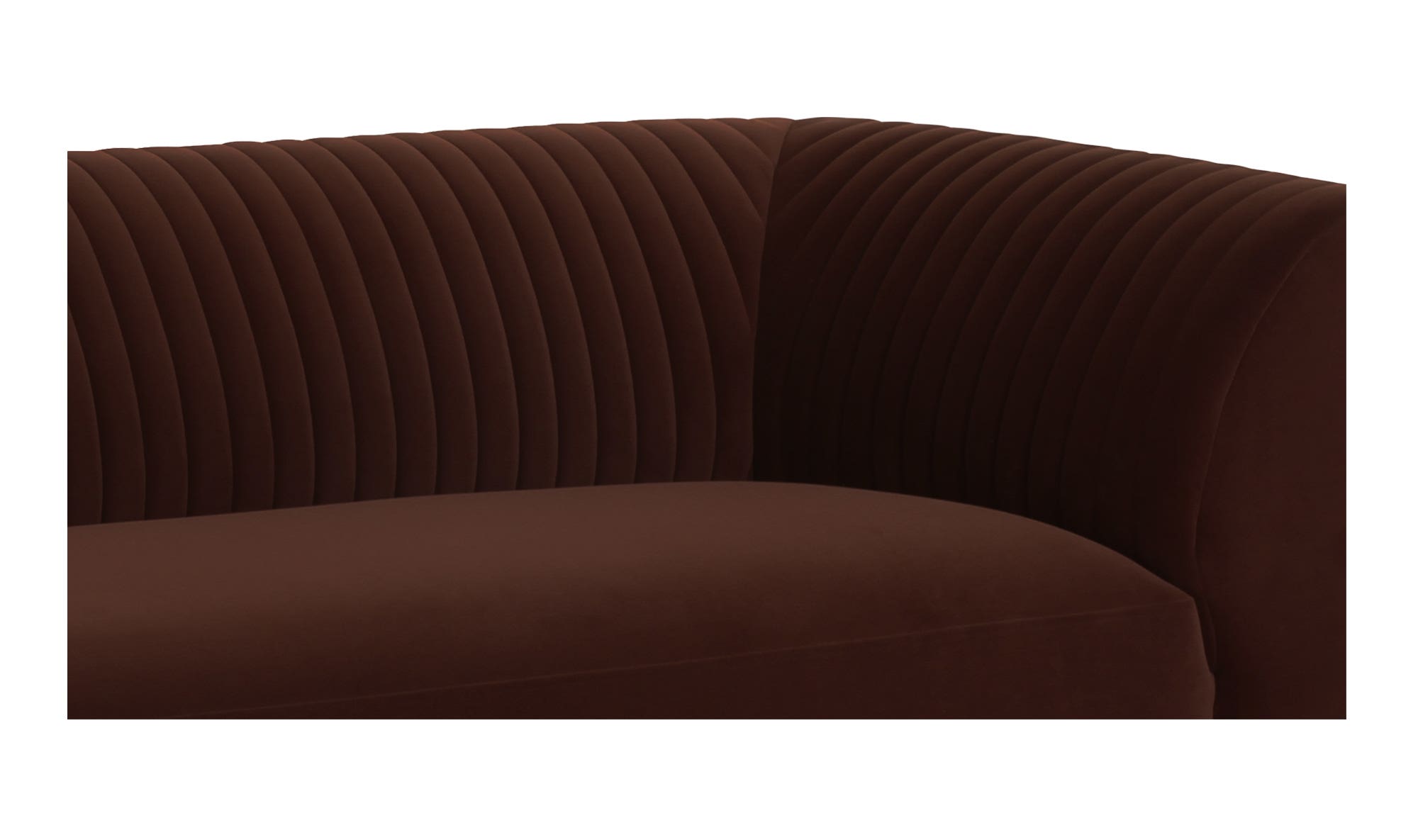 Moe's Zandro Contemporary Left Arm Sectional - Warm Brown