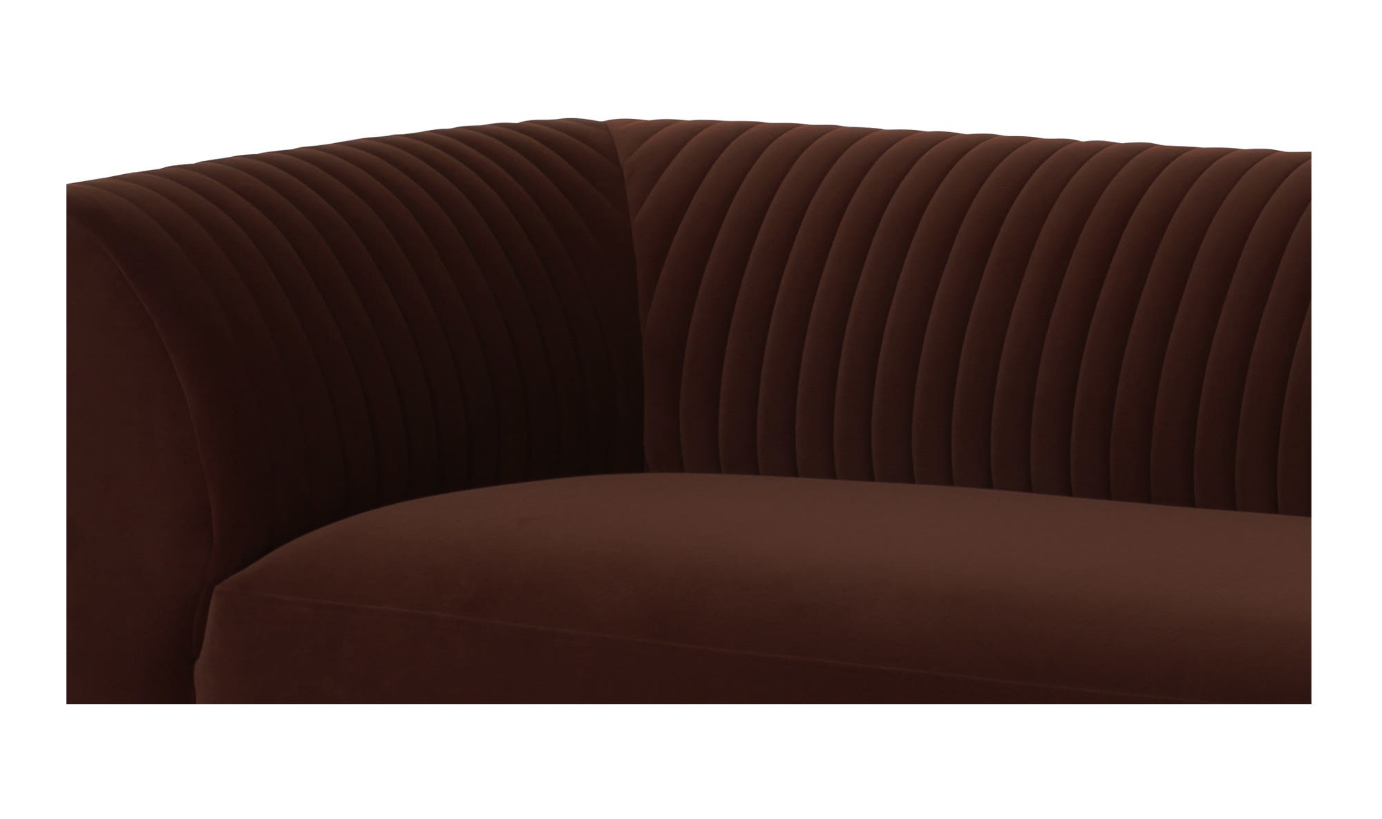 Moe's Zandro Contemporary Right Arm Sectional - Warm Brown