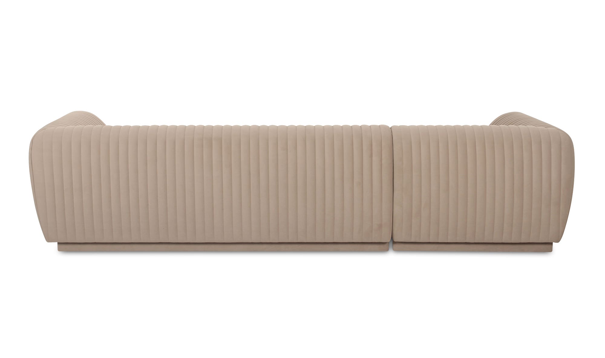 Moe's Zandro Contemporary Left Arm Sectional - Beige