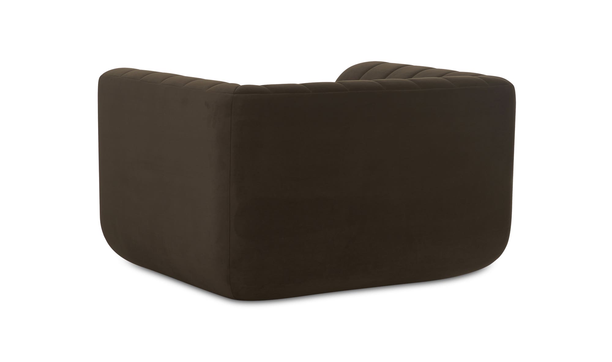 Moe's Rosy Contemporary Lounge Chair - Dark Brown