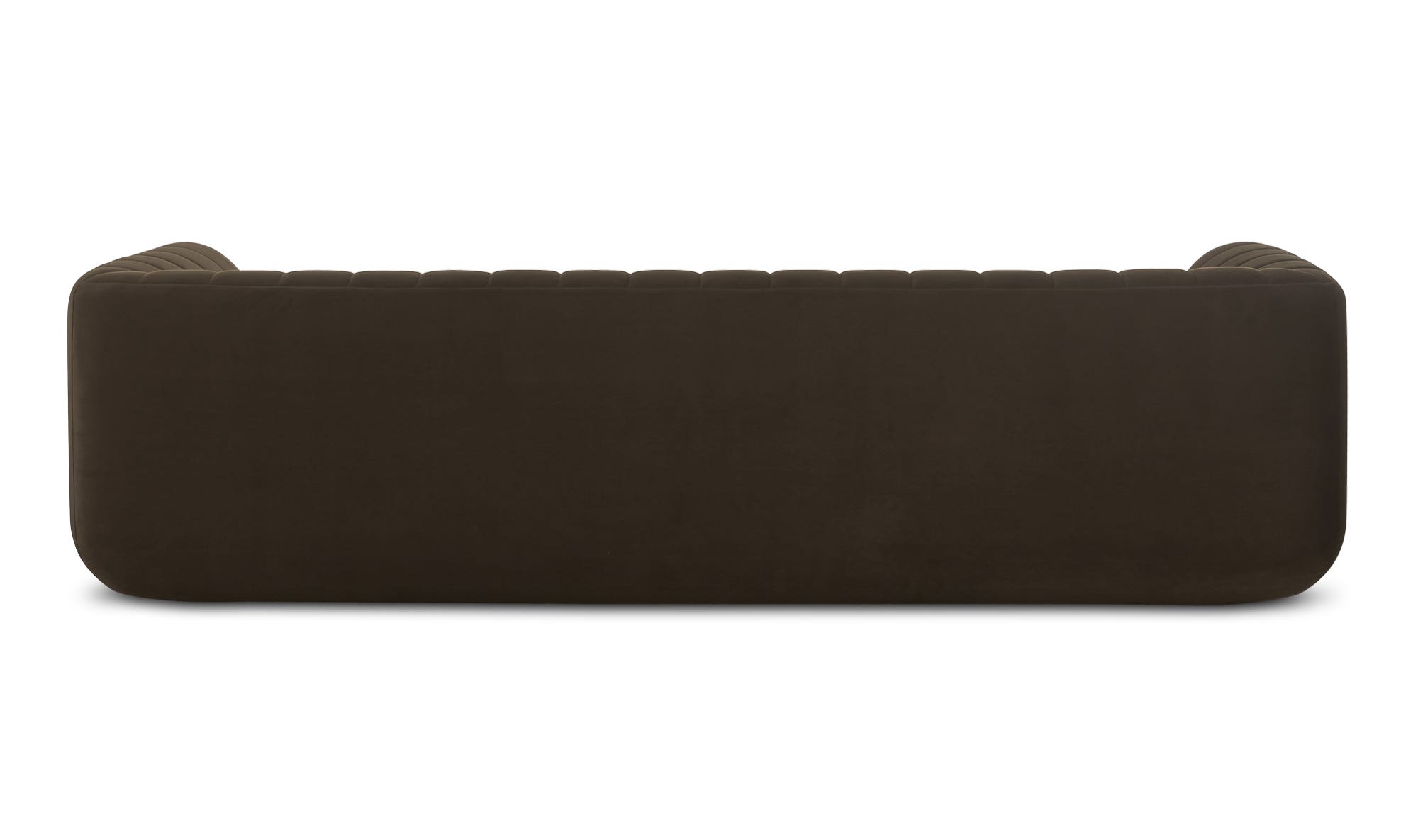 Moe's Rosy Contemporary Sofa - Dark Brown