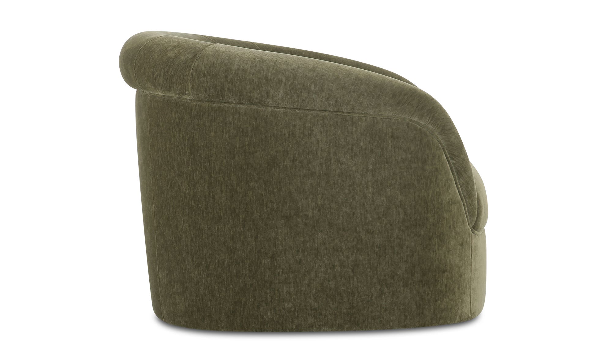 Moe's Thora Contemporary Lounge Chair - Dark Green