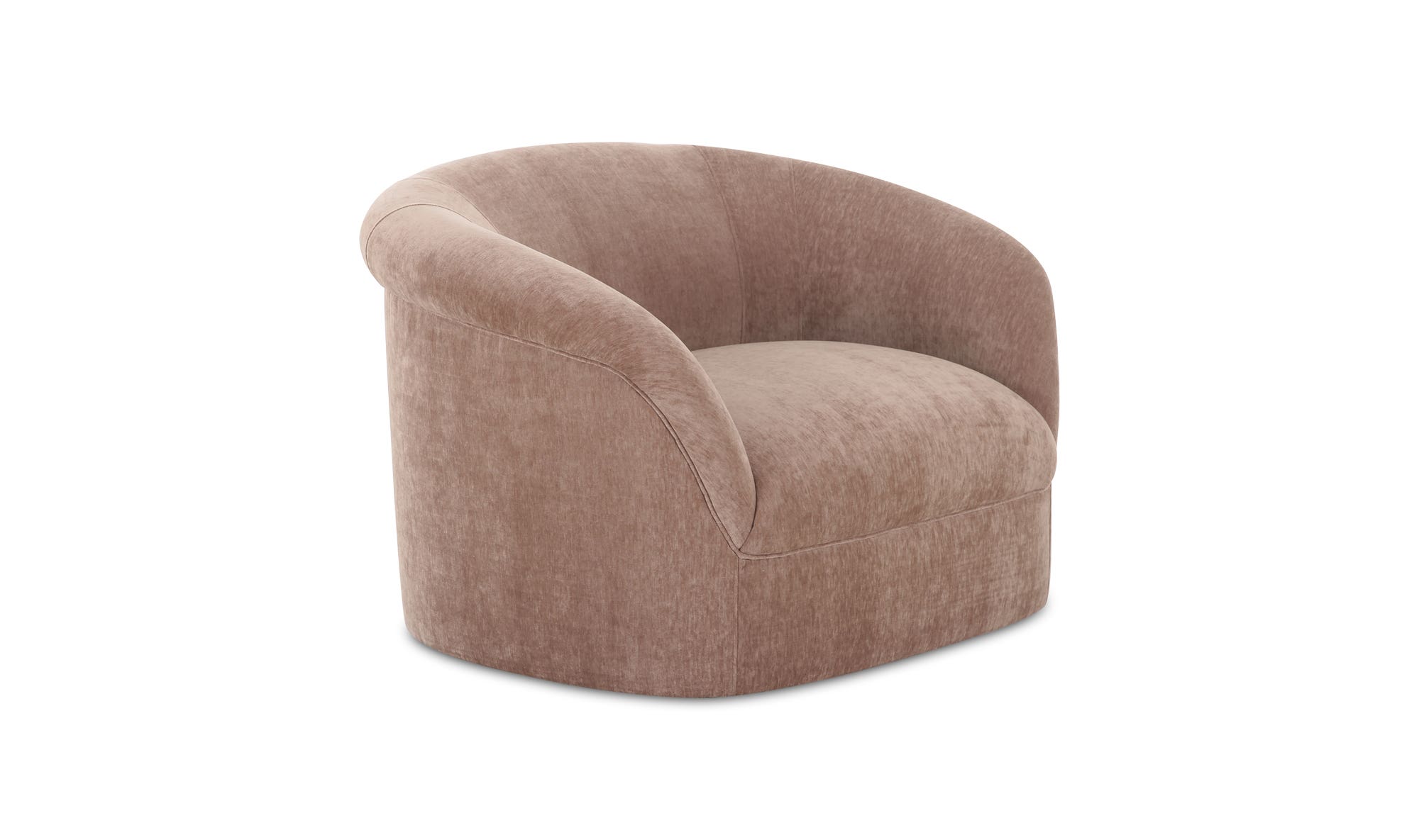 Moe's Thora Contemporary Lounge Chair - Blush