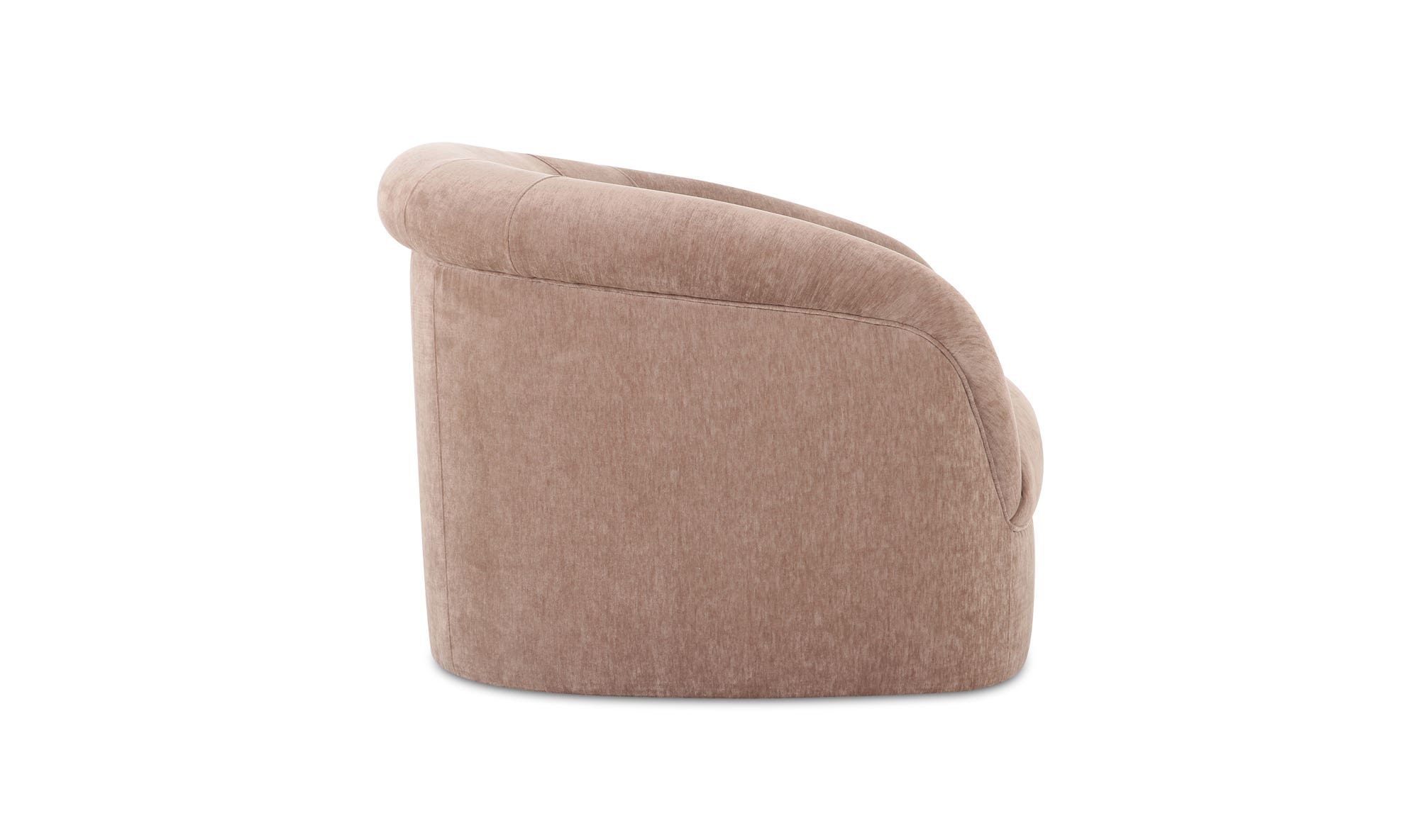 Moe's Thora Contemporary Lounge Chair - Blush