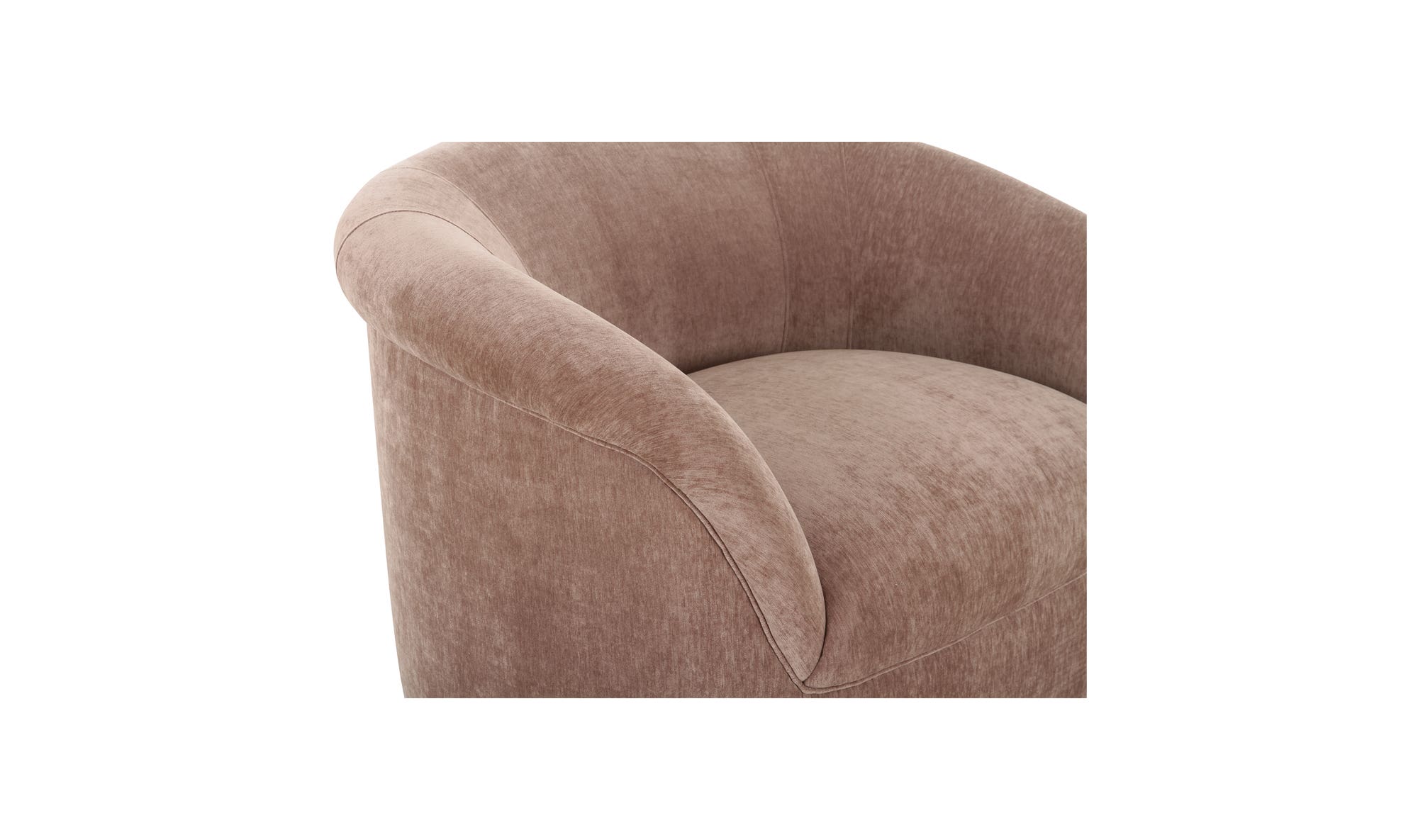 Moe's Thora Contemporary Lounge Chair - Blush