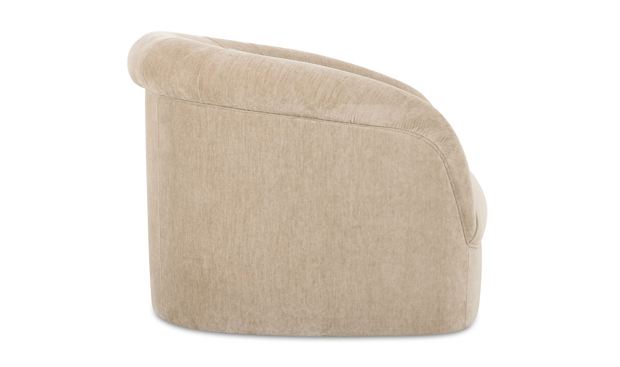 Moe's Thora Contemporary Lounge Chair - Beige