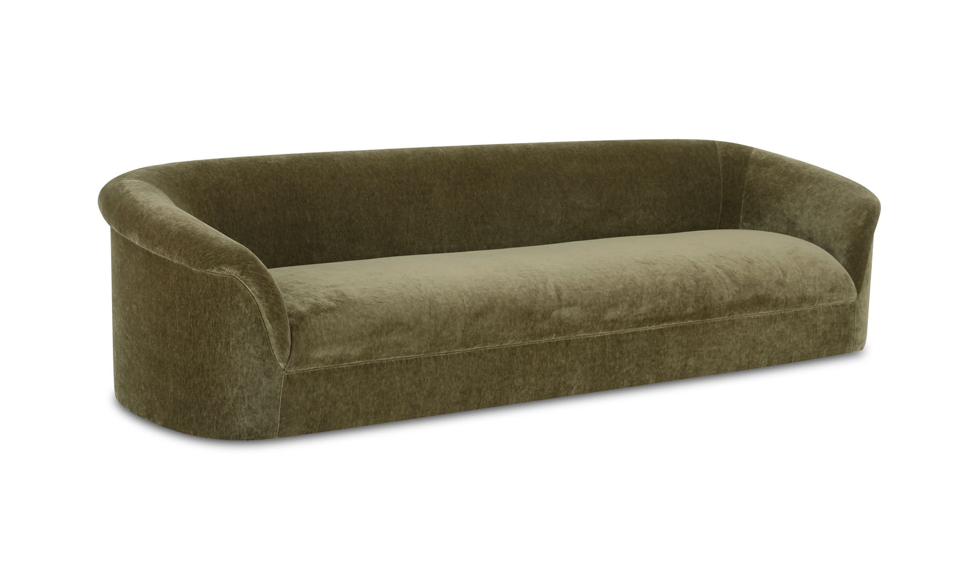 Moe's Thora Contemporary Sofa - Dark Green