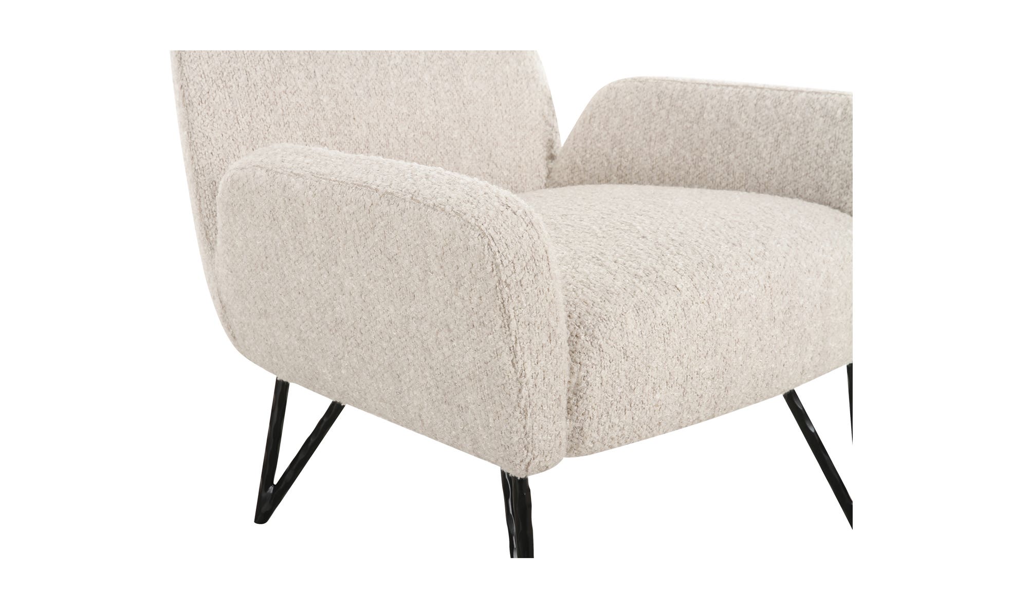 Moe's™ Sienna Contemporary Accent Chair - Oat