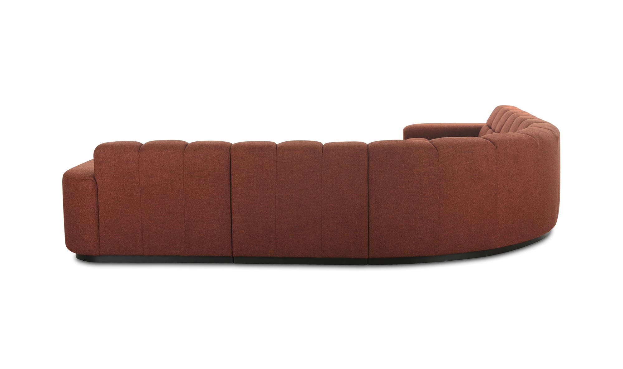 Moe's Roman Contemporary Sectional - Rust