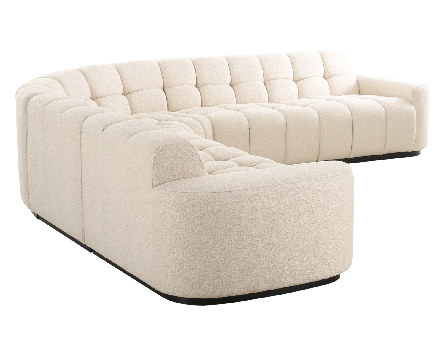 Moe's Roman Contemporary Sectional - Oat