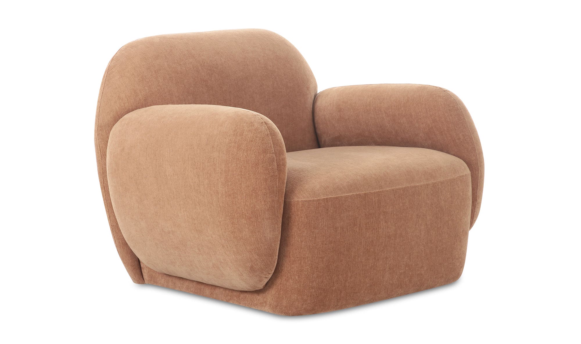 Moe's Hazel Contemporary Lounge Chair - Copper