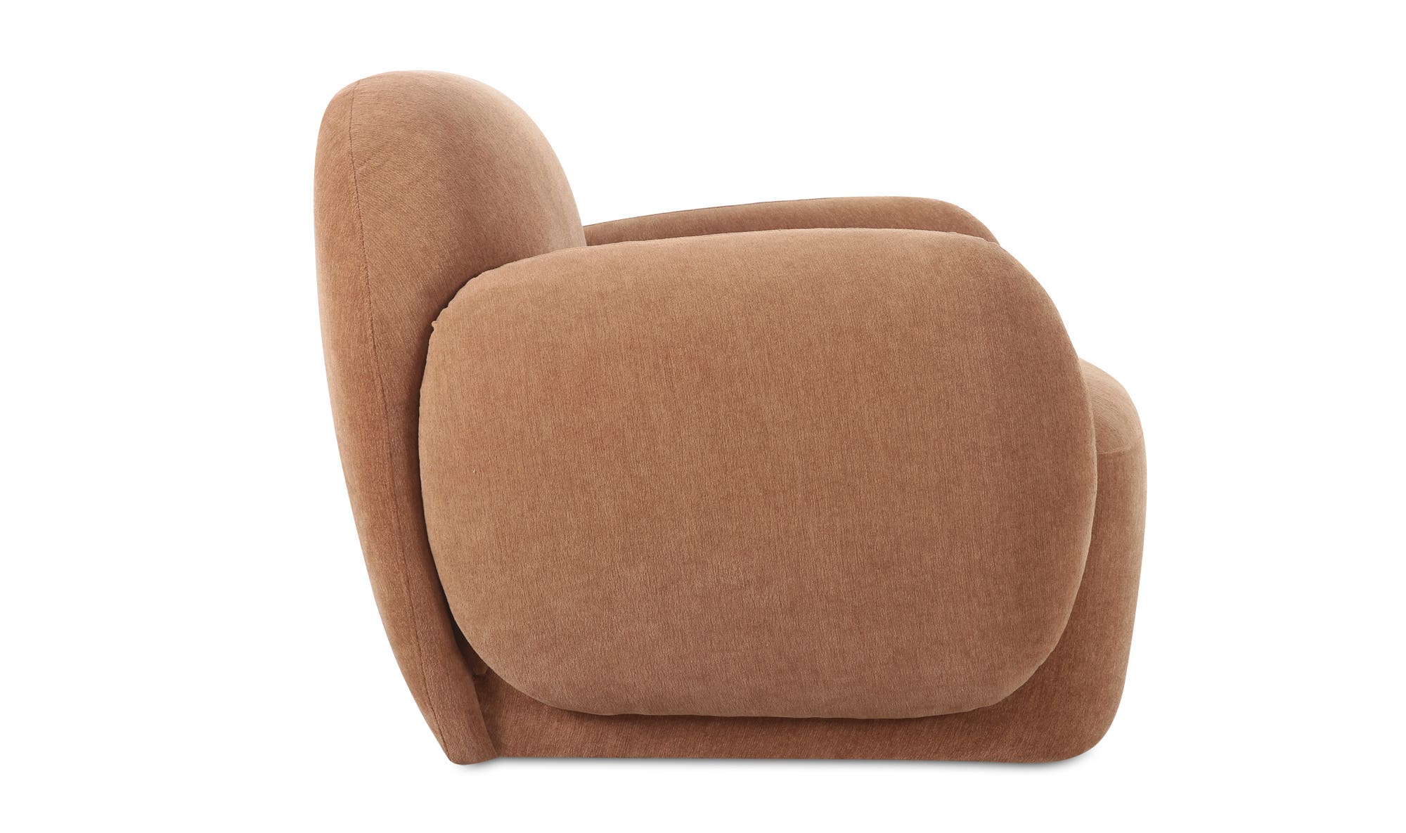 Moe's Hazel Contemporary Lounge Chair - Copper