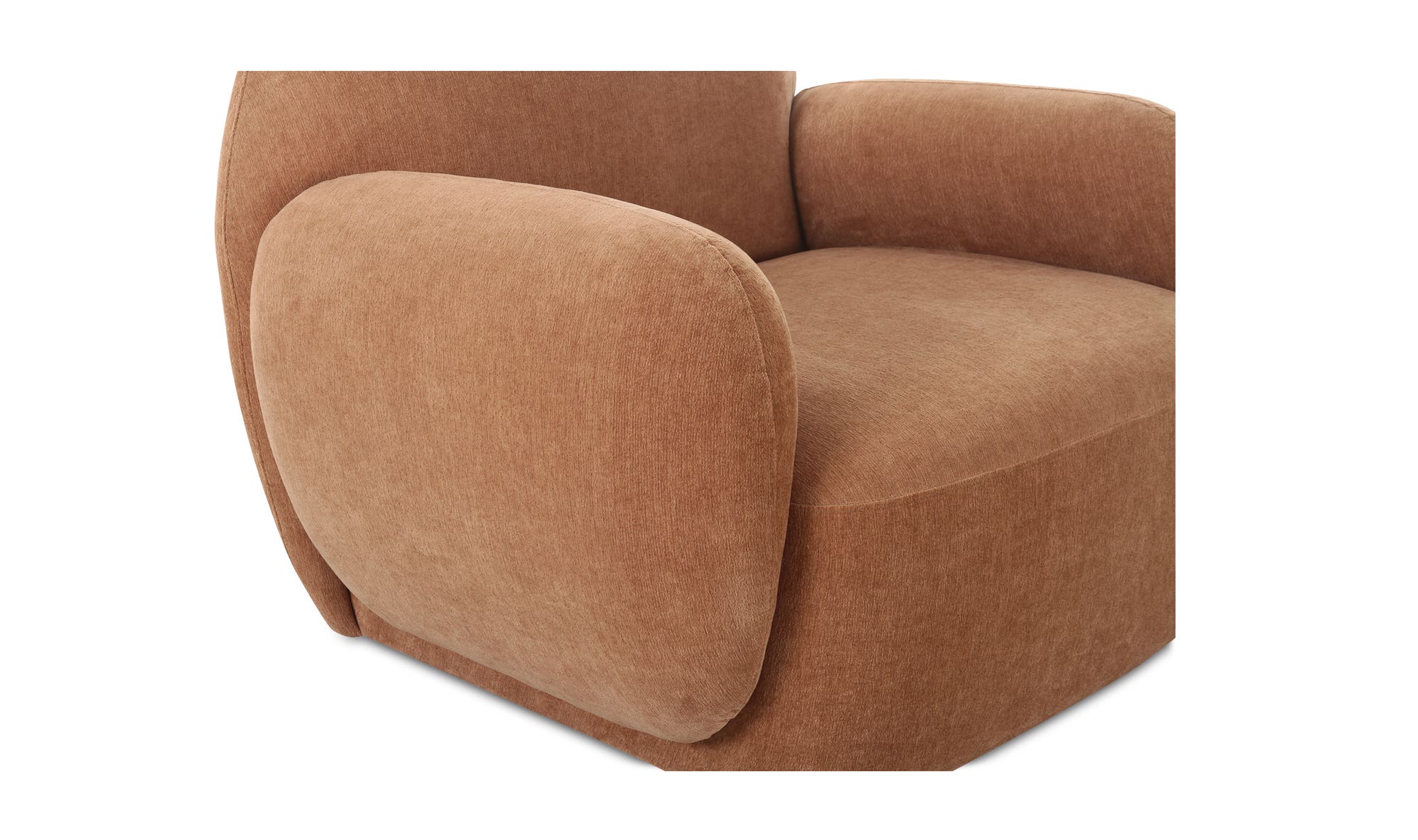 Moe's Hazel Contemporary Lounge Chair - Copper