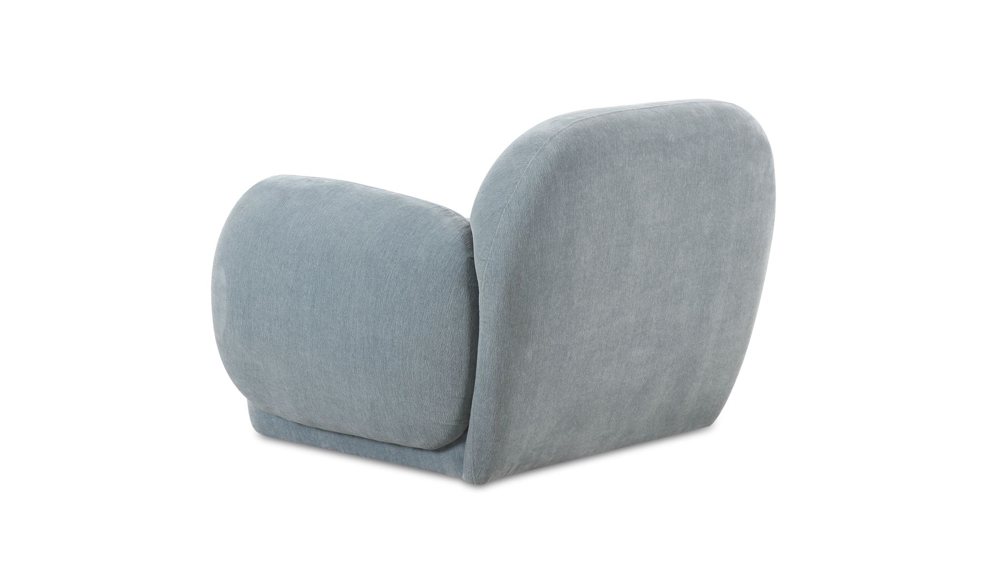 Moe's Hazel Contemporary Lounge Chair - Light Blue