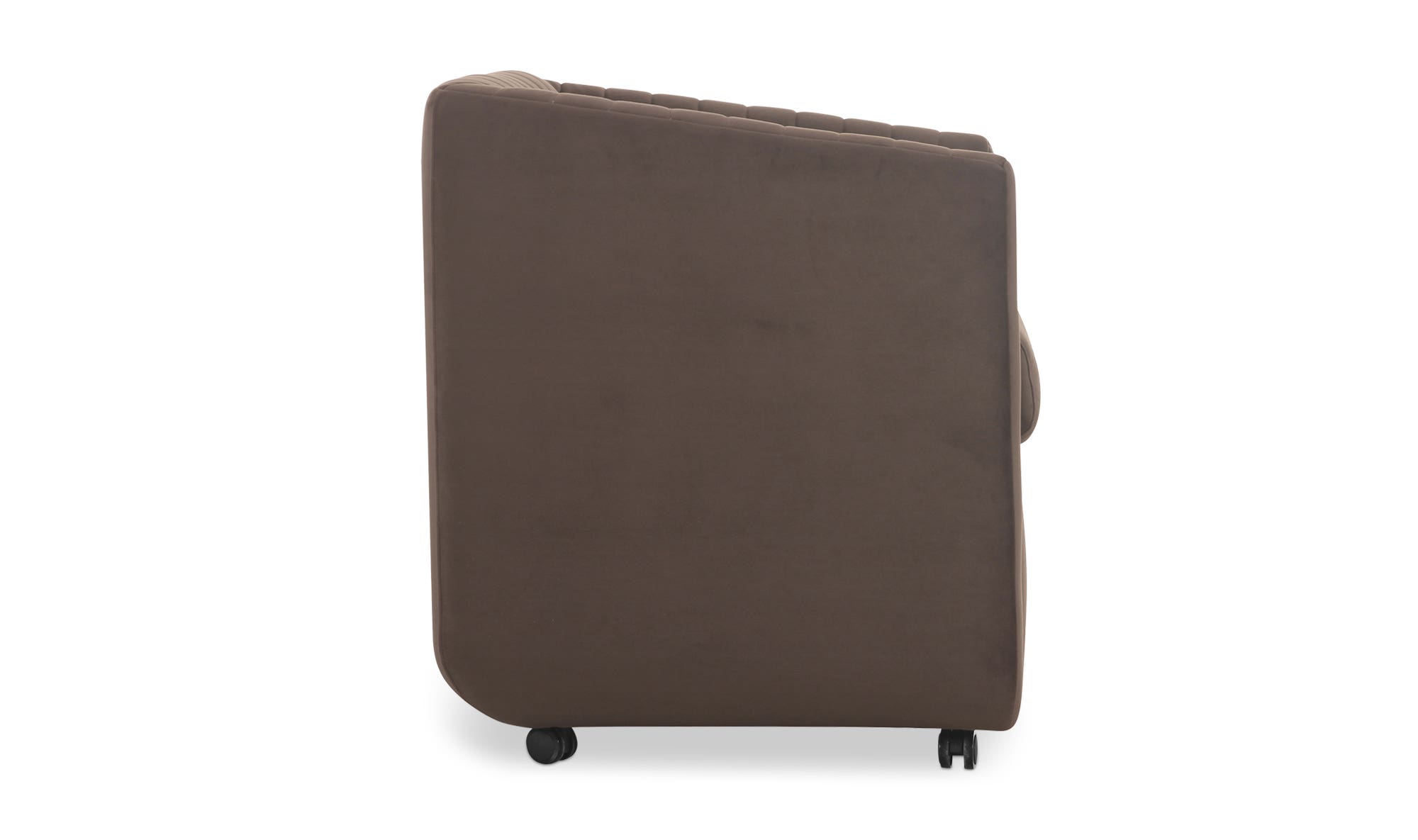 Moe's Jane Contemporary Dining Chair - Brown Velvet