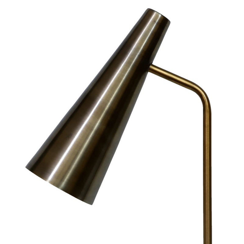 Moe's - Trumpet Table Lamp in Brass