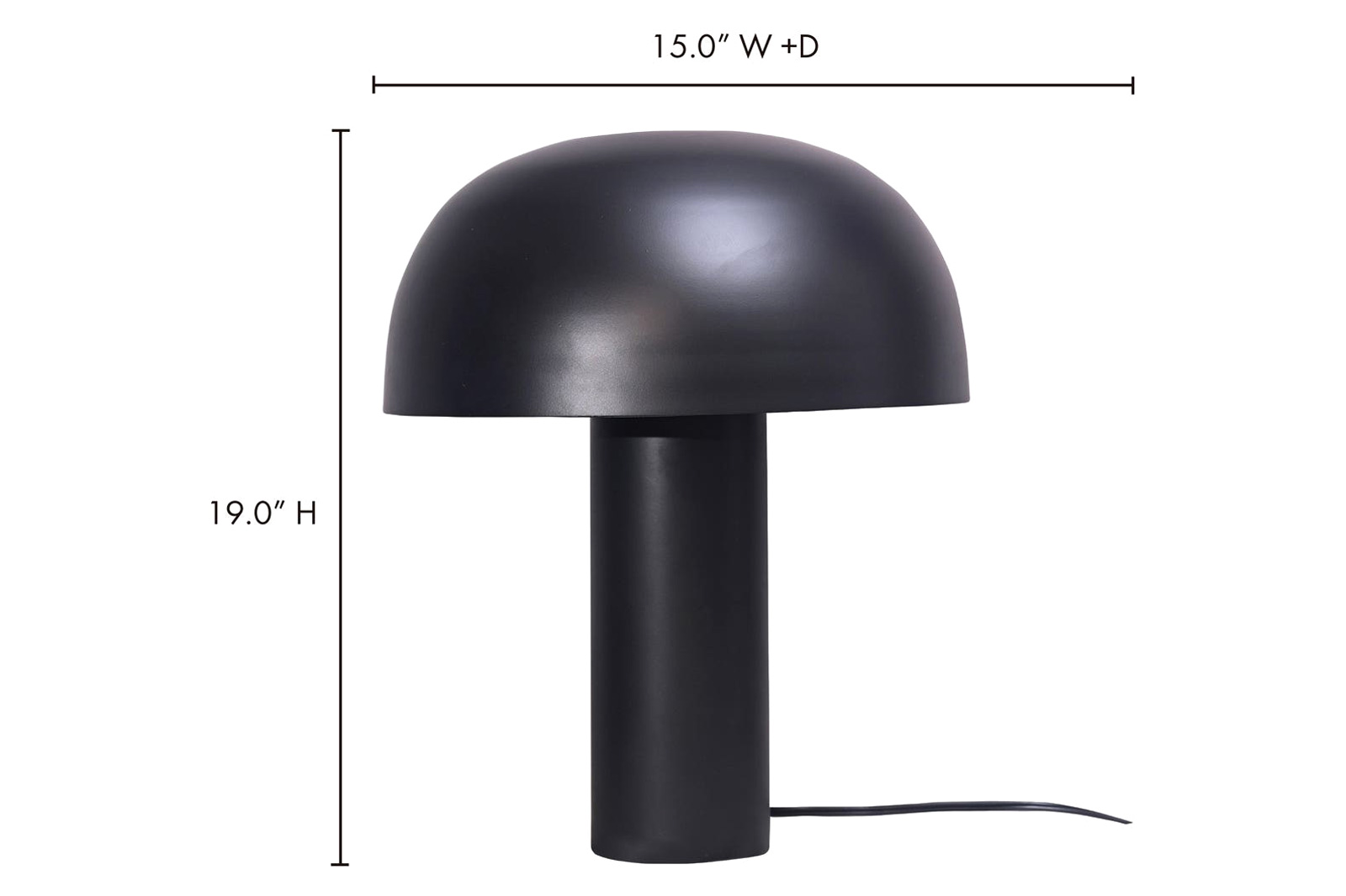 Moe's Nanu Table Lamp - Black