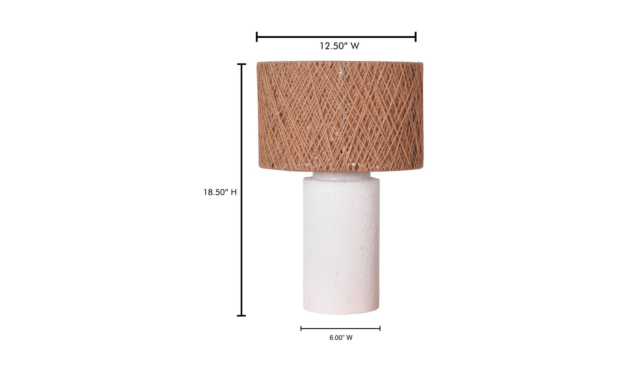 Moe's - Aine Rustic Table Lamp in Natural