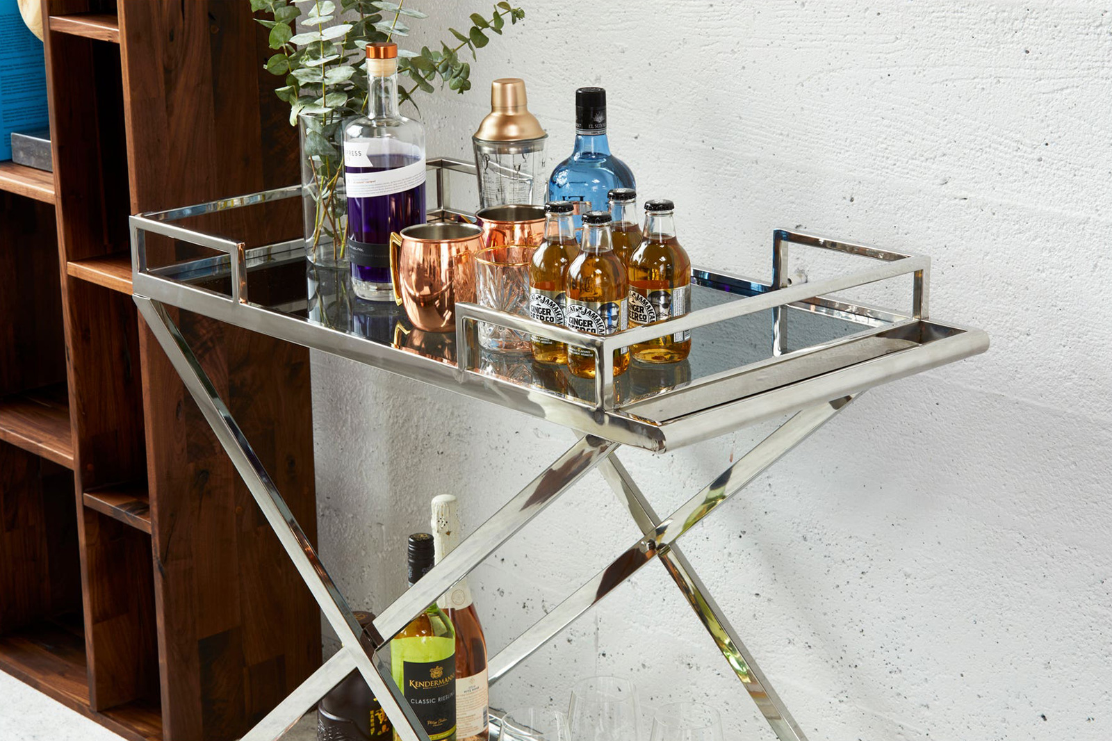 Moe's - Moetini Bar Cart in Gray