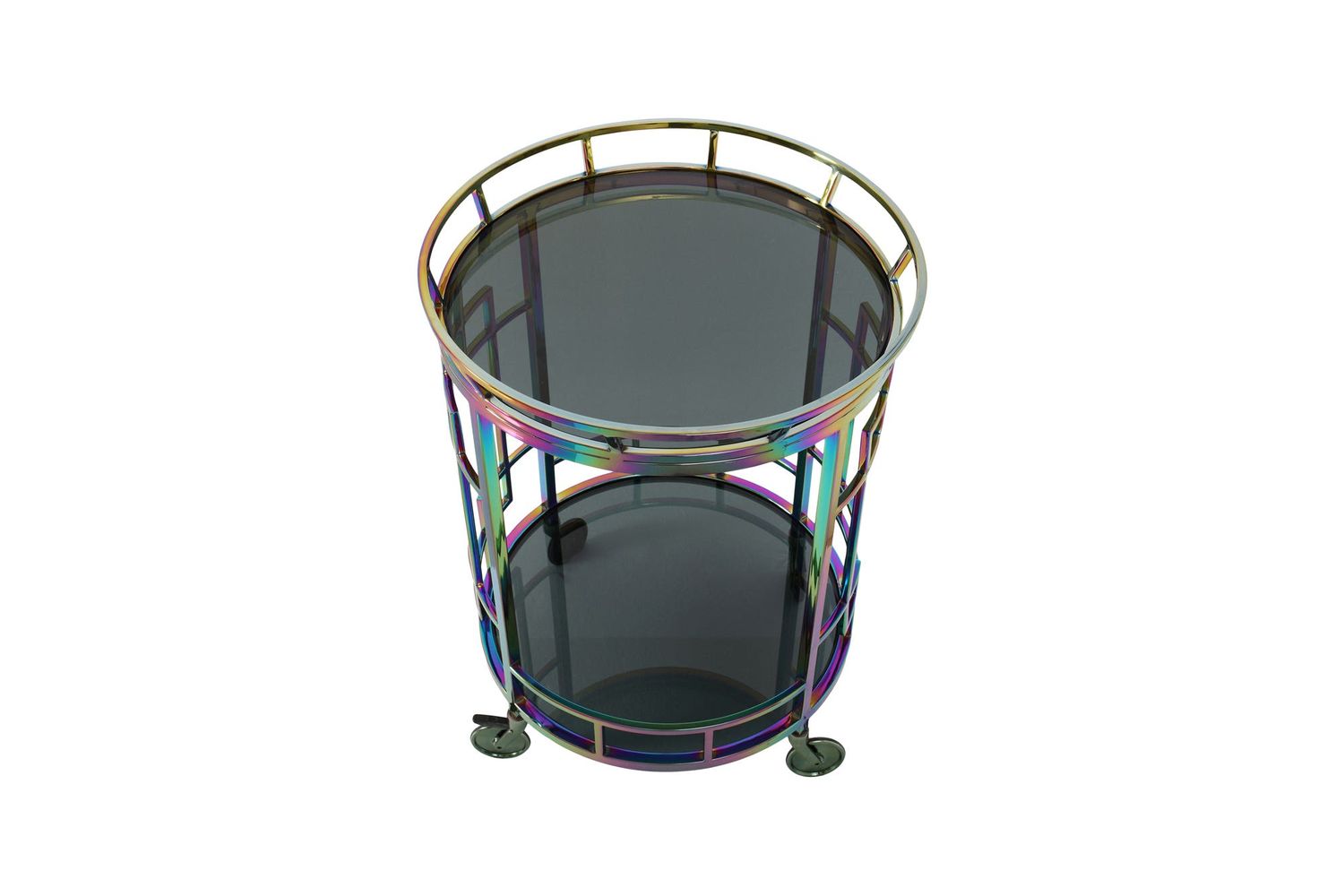 Moe's - Moonbow Contemporary Bar Cart in Multi